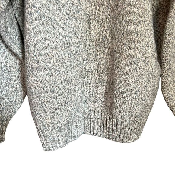 Northwoods Ragg Wool Blend Sweater | Grey Knit Pullover Classic Warm Style - Picture 10 of 11